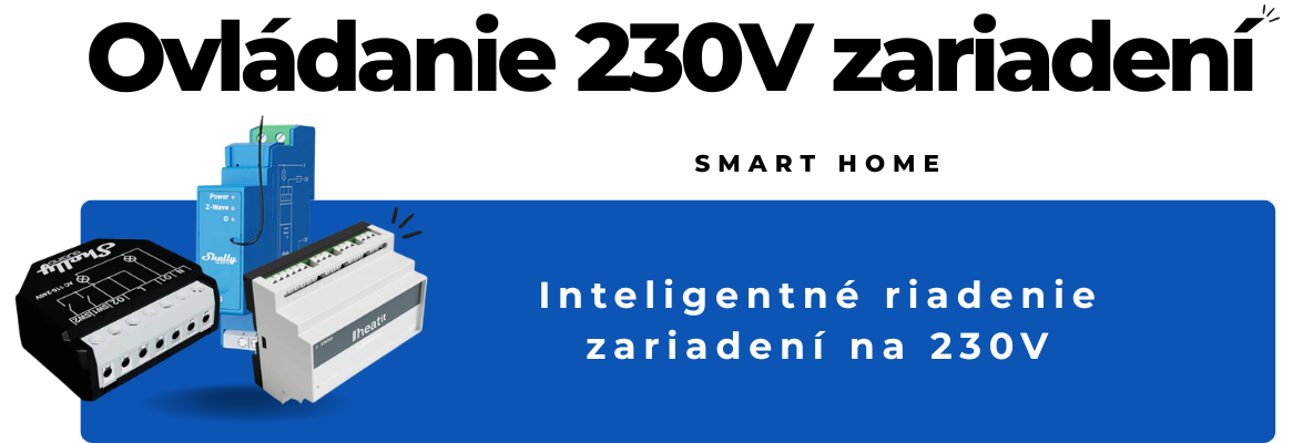 Baner - Ovládanie 230V zariadení SK